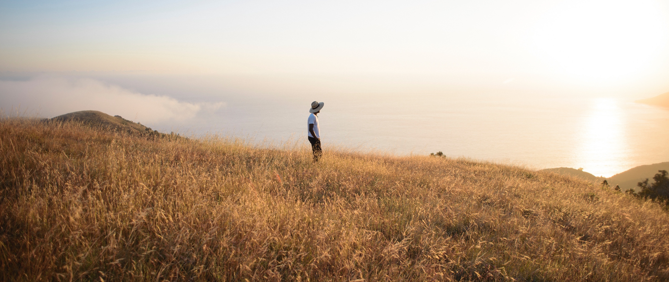 Wallpaper Field, Loneliness, Solitude, Grass, Big Sur - Big Sur Field - HD Wallpaper 