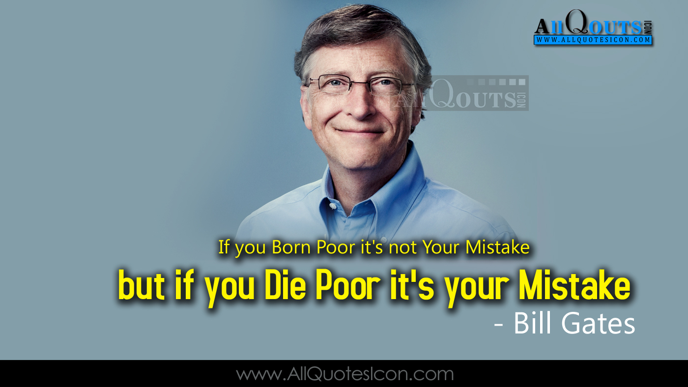 Bill Gates English Quotes Images Inspiration Messages - Bill Gates - HD Wallpaper 