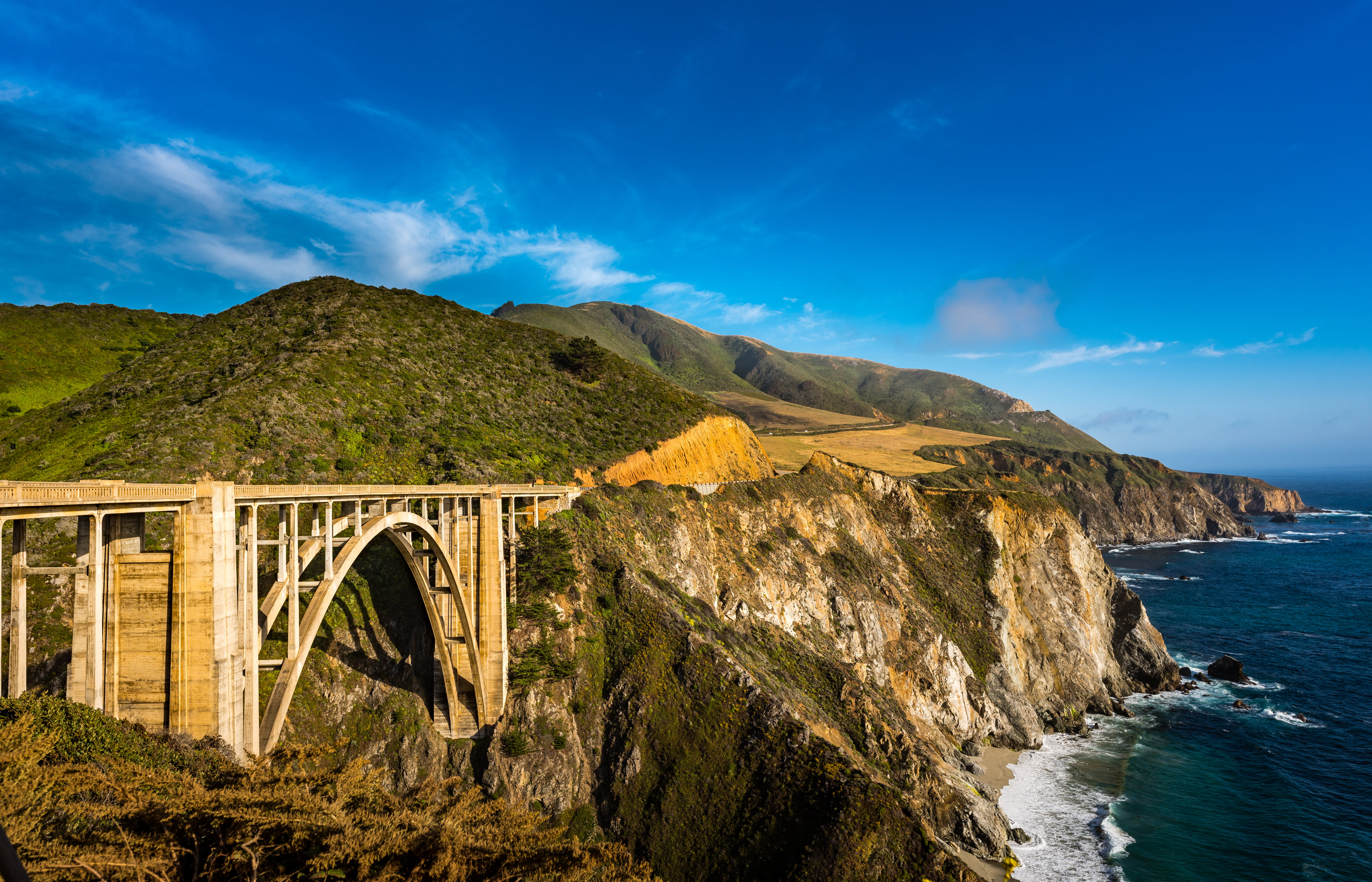 Bixby Creek Arch Bridge - HD Wallpaper 