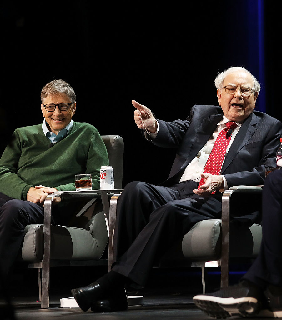 Bill Gates Warren Buffet - Warren Buffet Bill Gates - HD Wallpaper 