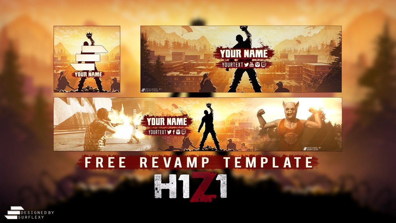 Epic H1z1 Free Revamp Template Avi Banner Header Wallpaper - Poster - HD Wallpaper 