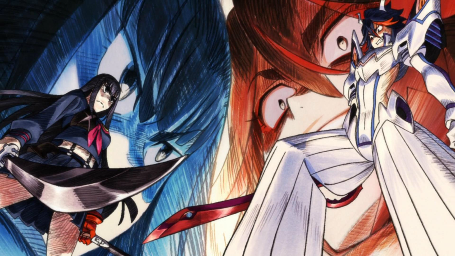 Kill La Kill Episode 6 Widescreen Wallpaper - Satsuki Kiryuin Wearing Senketsu - HD Wallpaper 