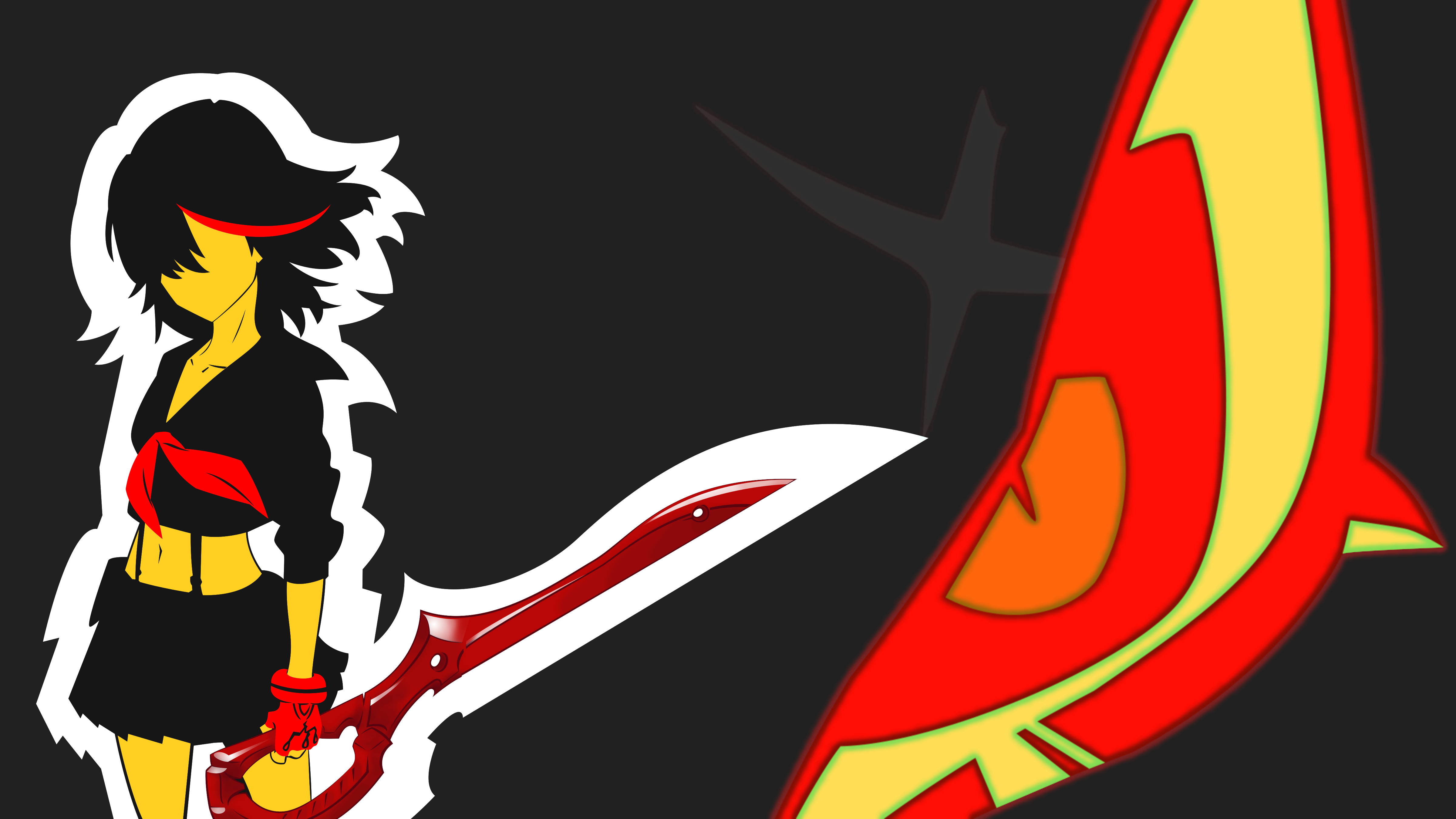 Kill La Kill Matoi Ryuko Wallpaper - HD Wallpaper 