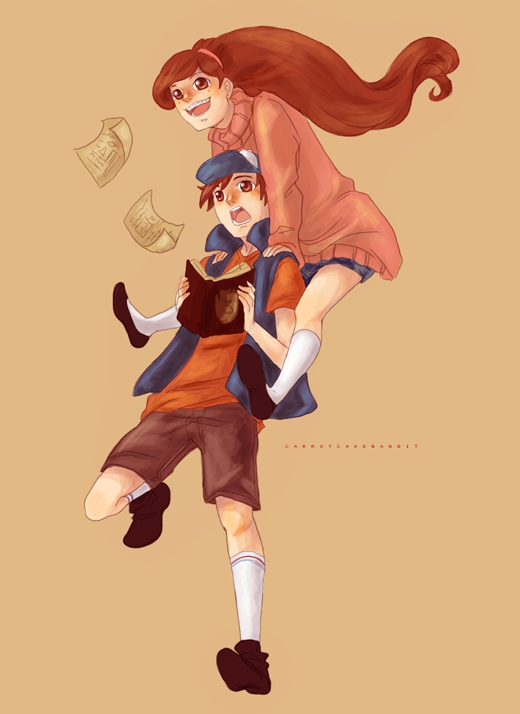 Gravity Falls Anime Mabel Y Dipper - HD Wallpaper 