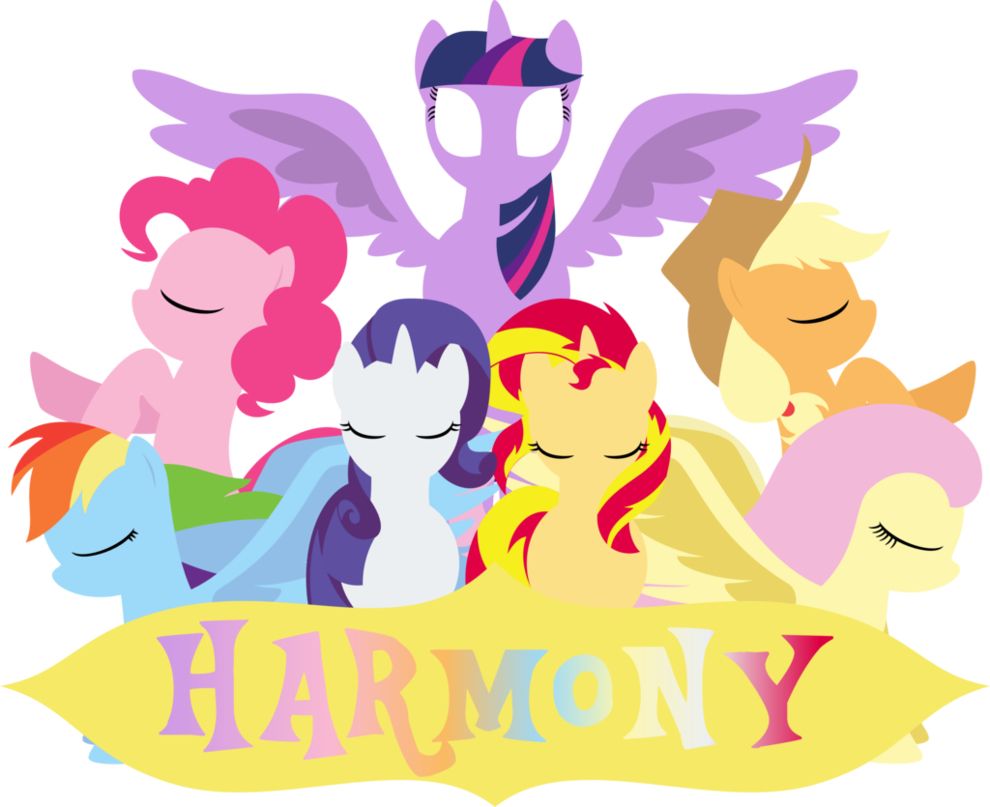 My Little Pony Seven Elements Of Harmony - HD Wallpaper 