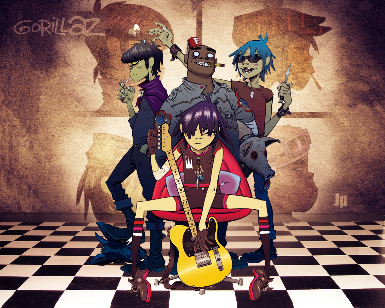 Gorillaz Wallpaper Android Hd - HD Wallpaper 