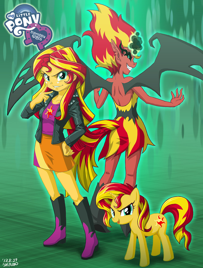 My Little Giris 13,8 - Equestria Girls Sunset Shimmer Pony - HD Wallpaper 