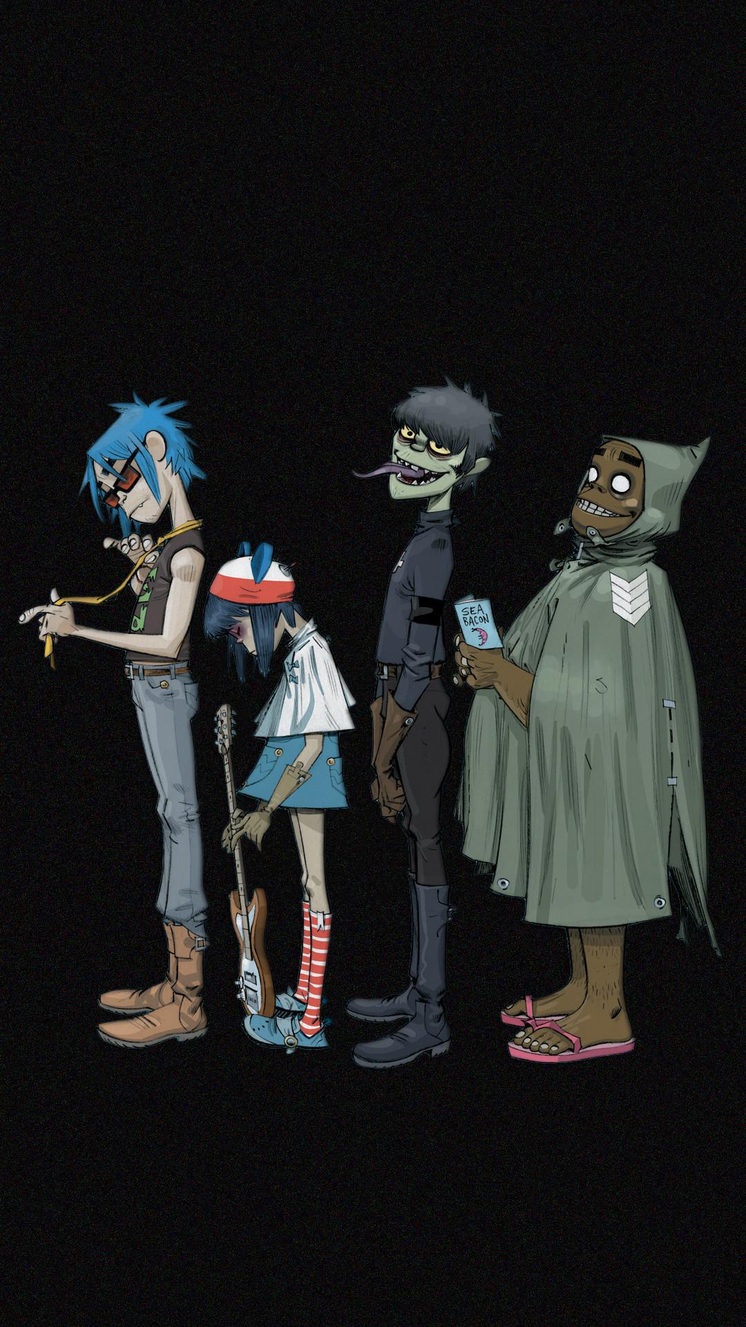Gorillaz Iphone Wallpaper - Gorillaz Обои На Телефон - 1080x1920