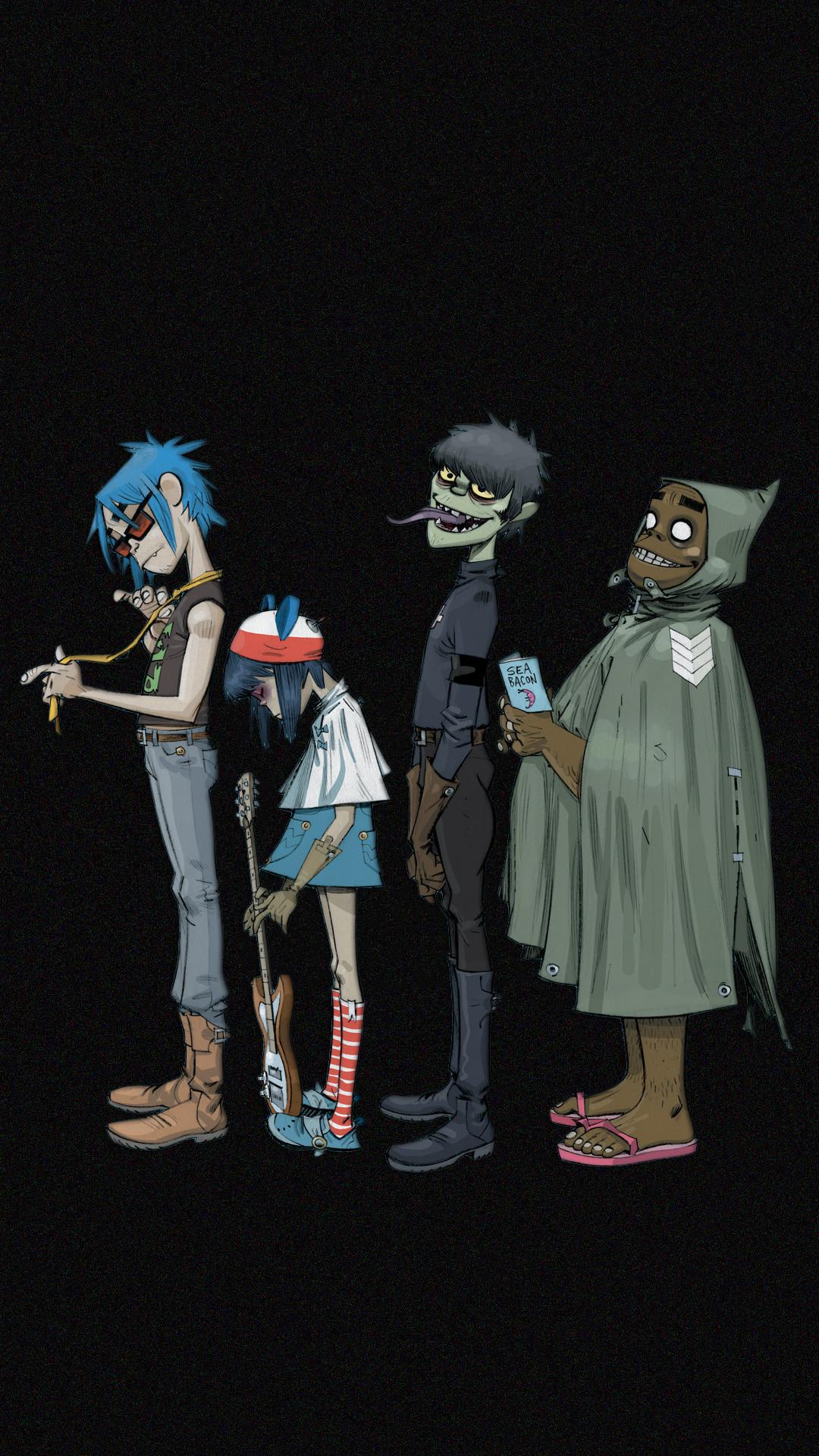 Gorillaz Iphone Wallpaper - Gorillaz Обои На Телефон - HD Wallpaper 