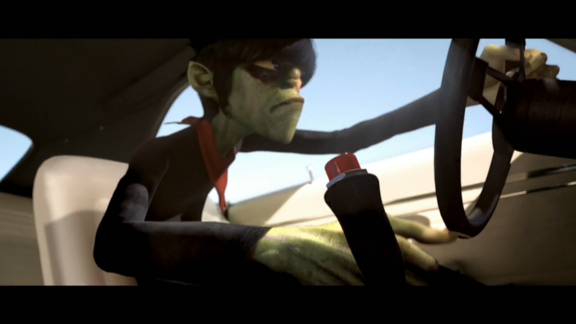 Beach Gorillaz Wallpaper - Sitting - HD Wallpaper 