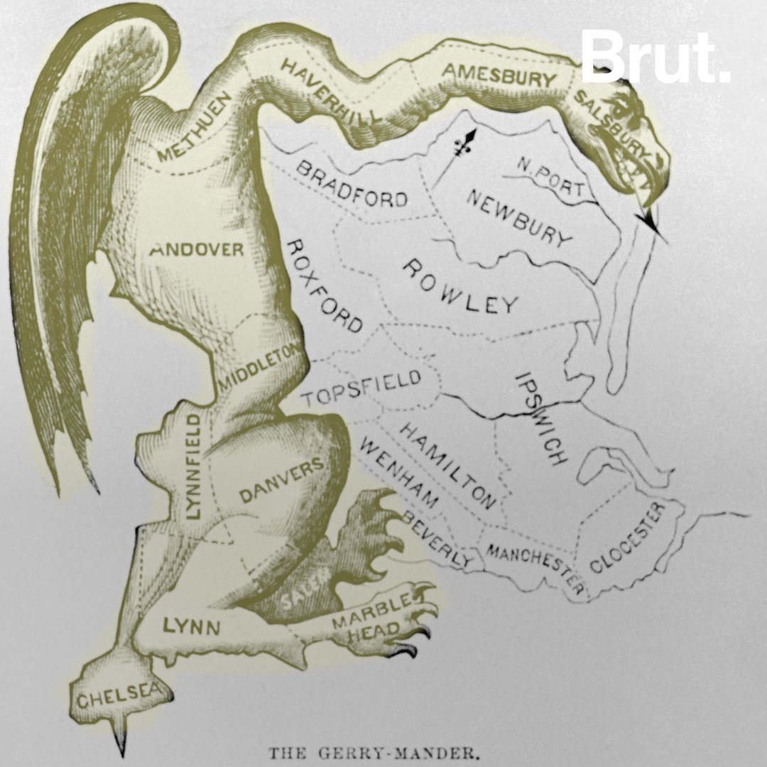 Gerrymander District - HD Wallpaper 