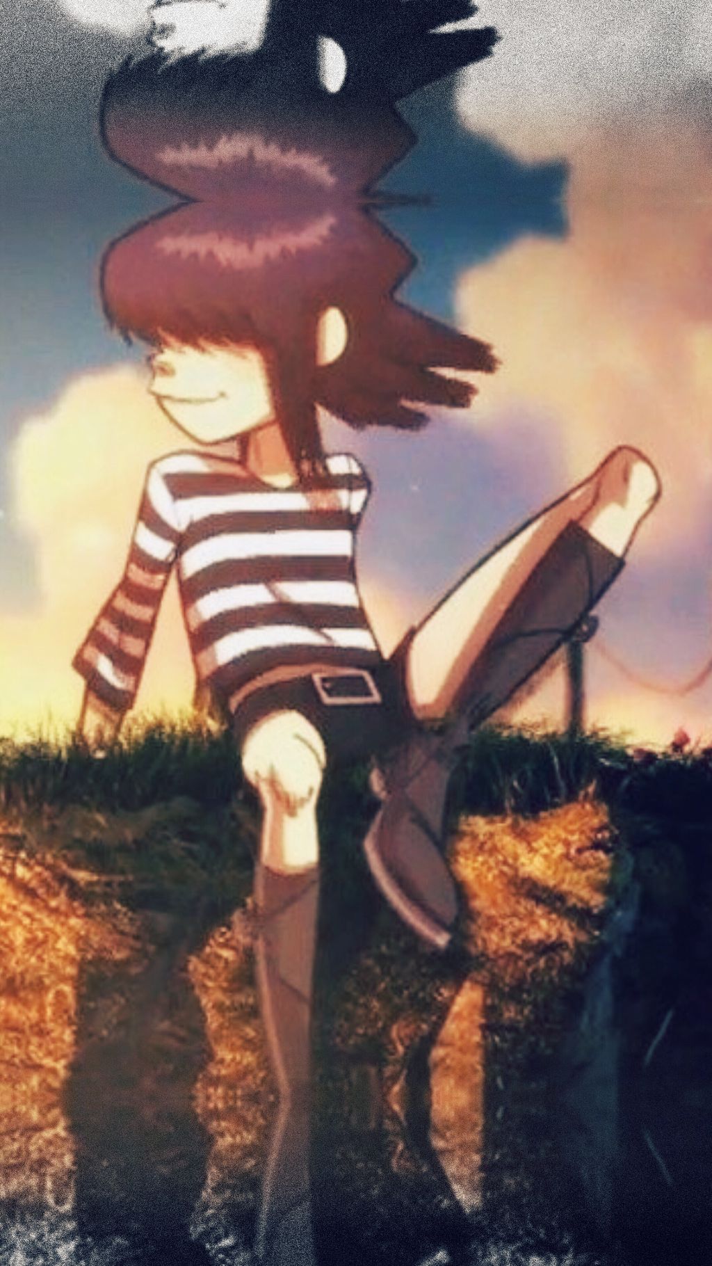 #gorillaz #noodle #noodlegorillaz #demondays #wallpaper - Gorillaz Noodle El Manana - HD Wallpaper 