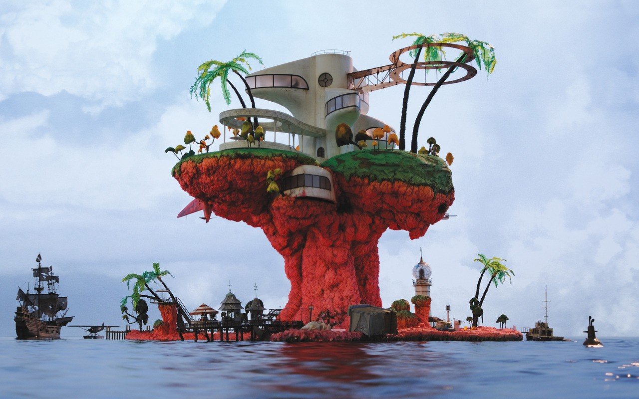 Gorillaz Wallpapers Plastic Beach - HD Wallpaper 