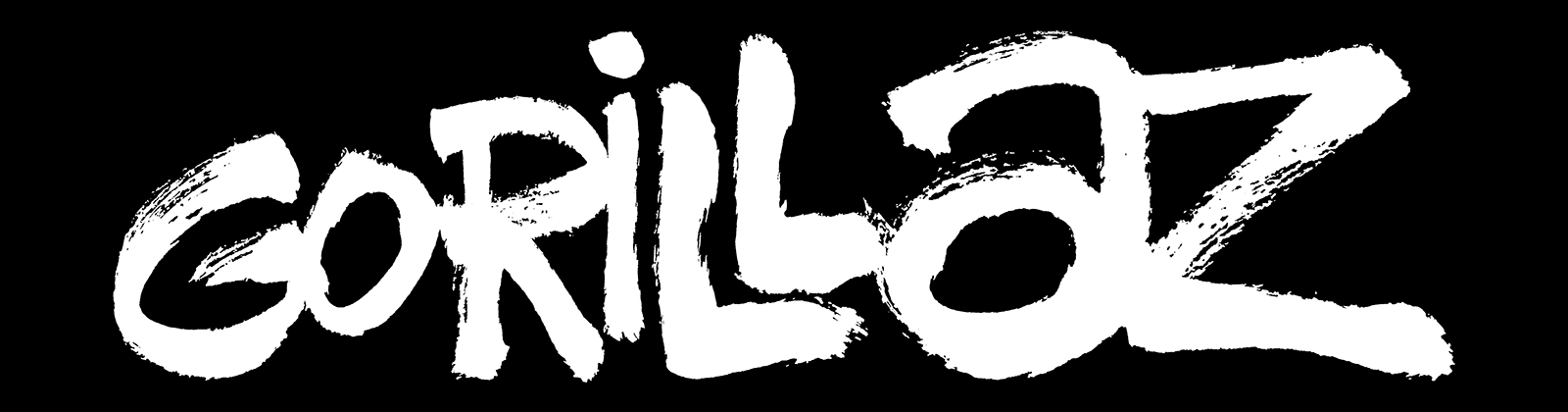 Gorillaz Logo Png White - HD Wallpaper 