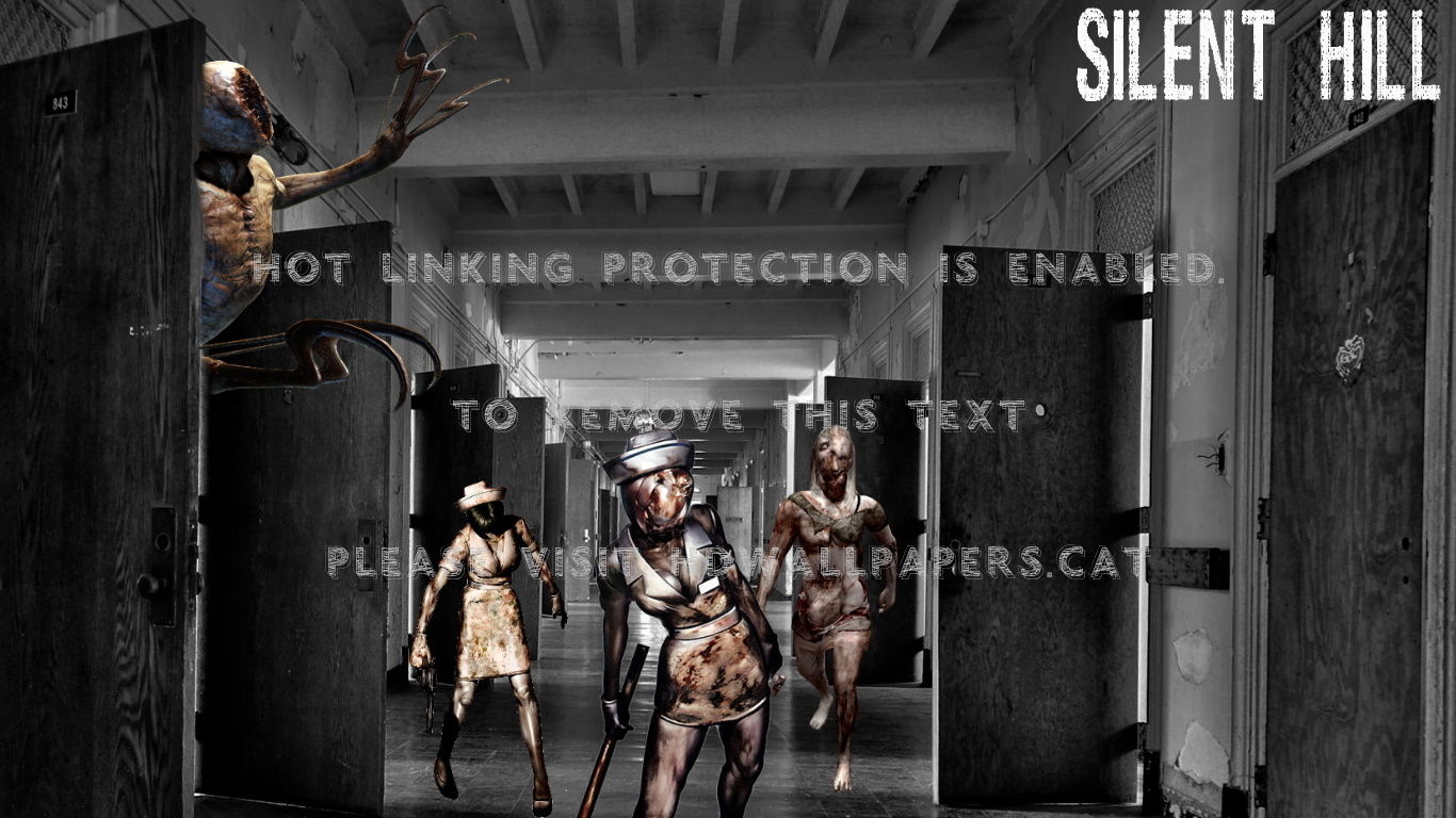 Silent Hill Wallpaper 1 Movie Horror Games - Silent Hill Bubble Head Nurse - HD Wallpaper 