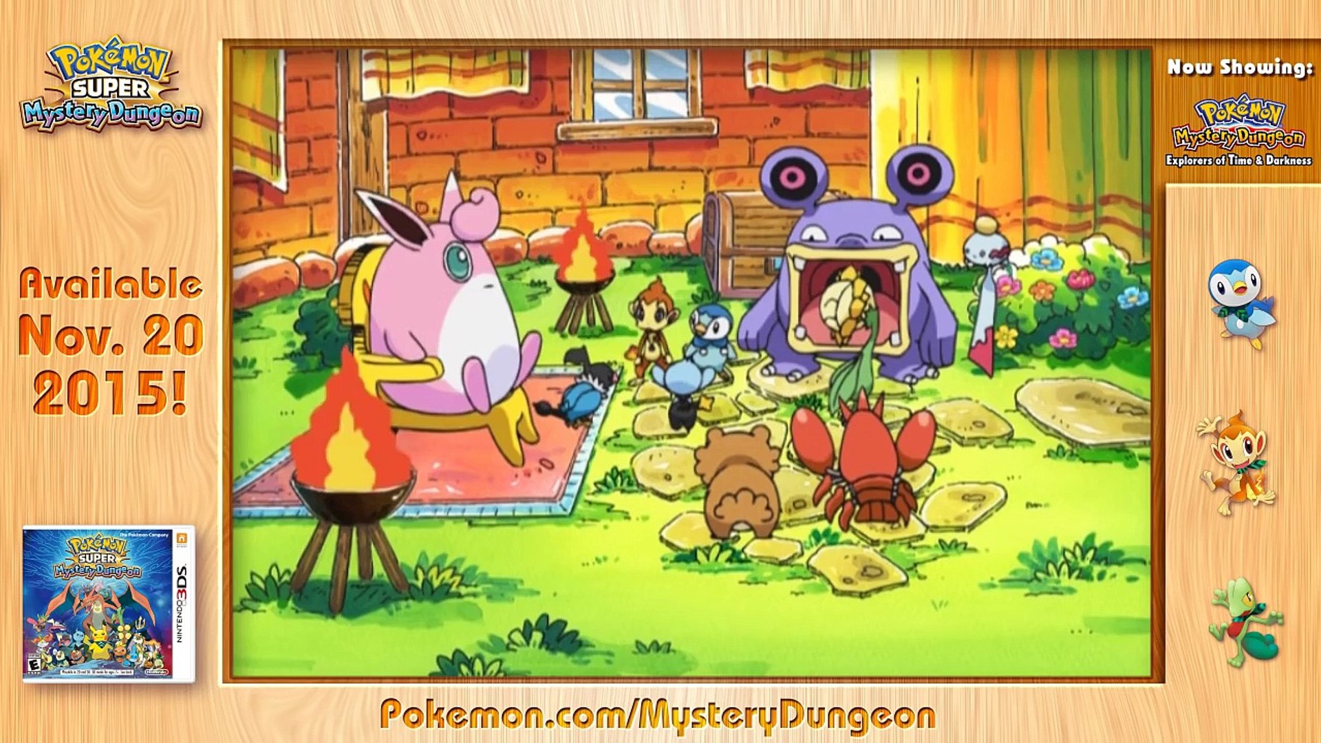 Pokemon Mystery Dungeon Dx Houses - HD Wallpaper 