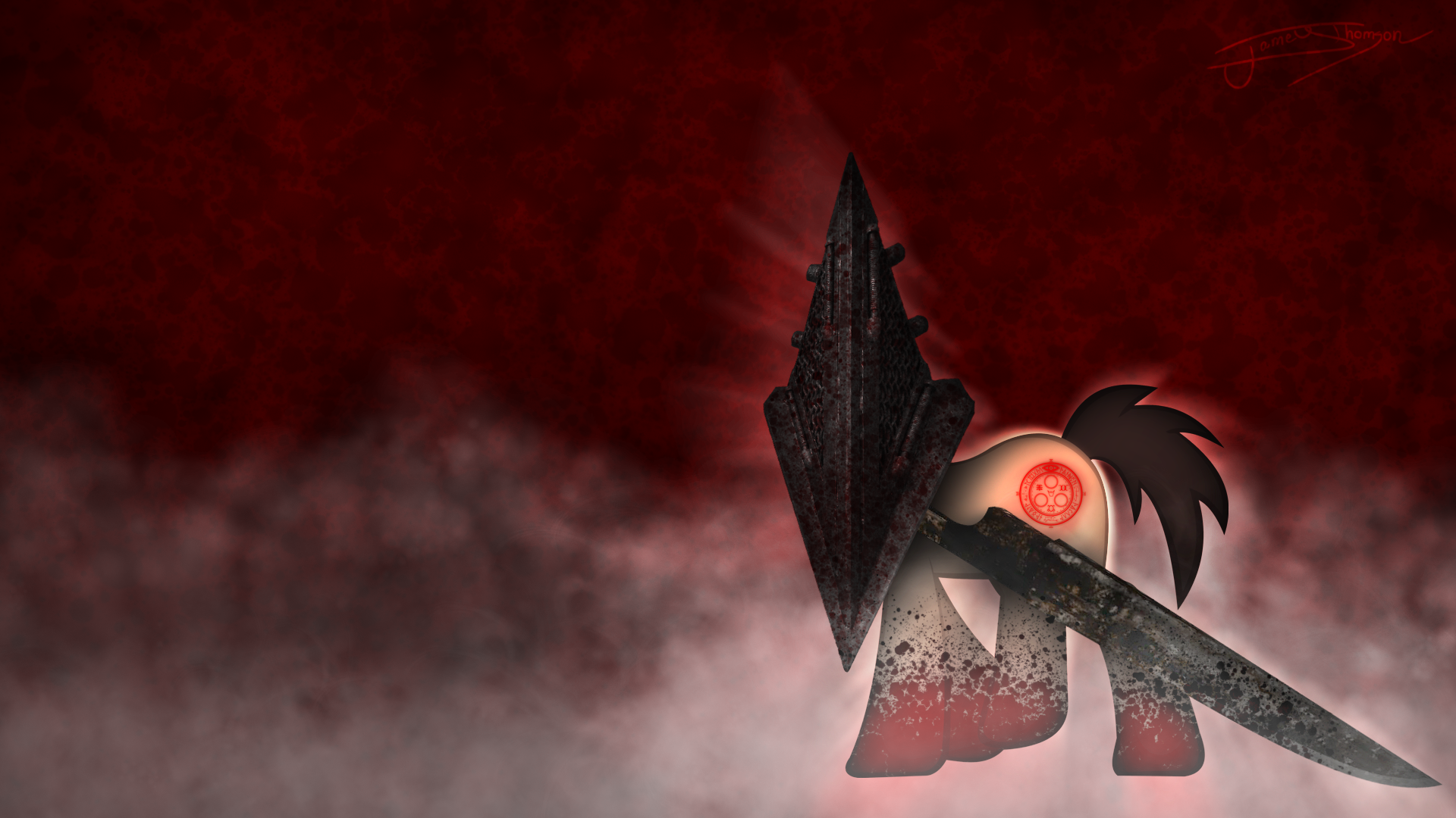 Silent Hill 3 Silent Hill - Pony Pyramid Head Silent Hill - HD Wallpaper 