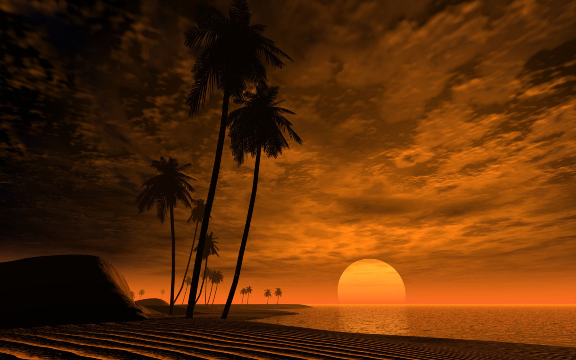 Sundown - HD Wallpaper 