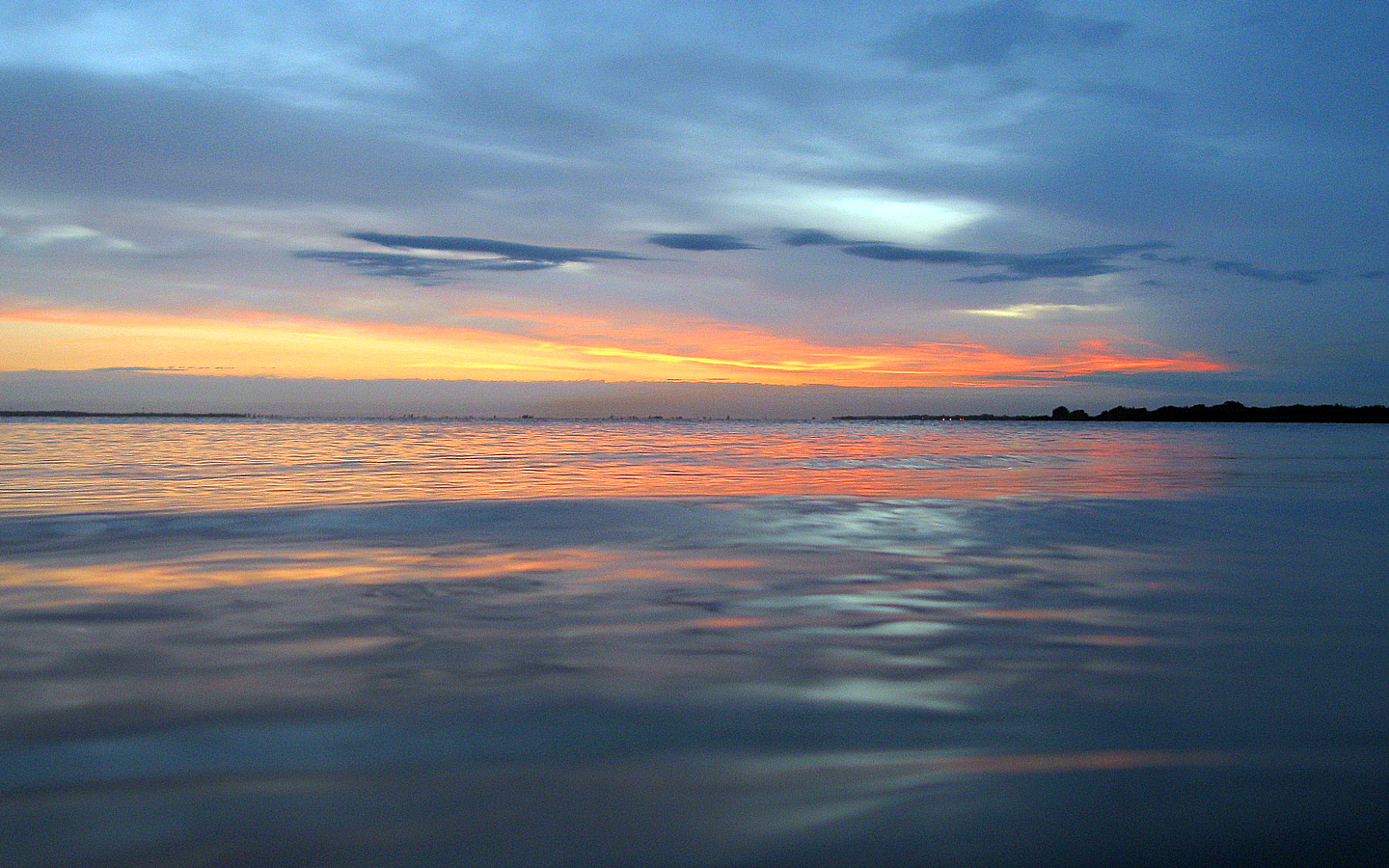Sundown Water - HD Wallpaper 