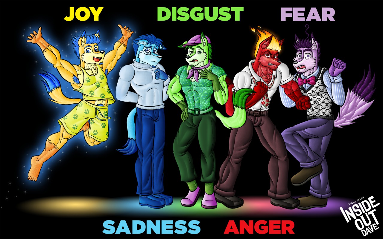 Dave Inside Out Emotions - Inside Out - HD Wallpaper 