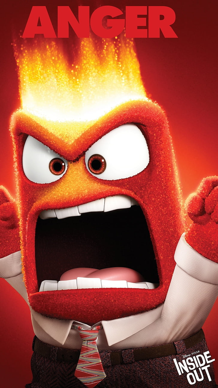 Joy Anger Inside Out - HD Wallpaper 
