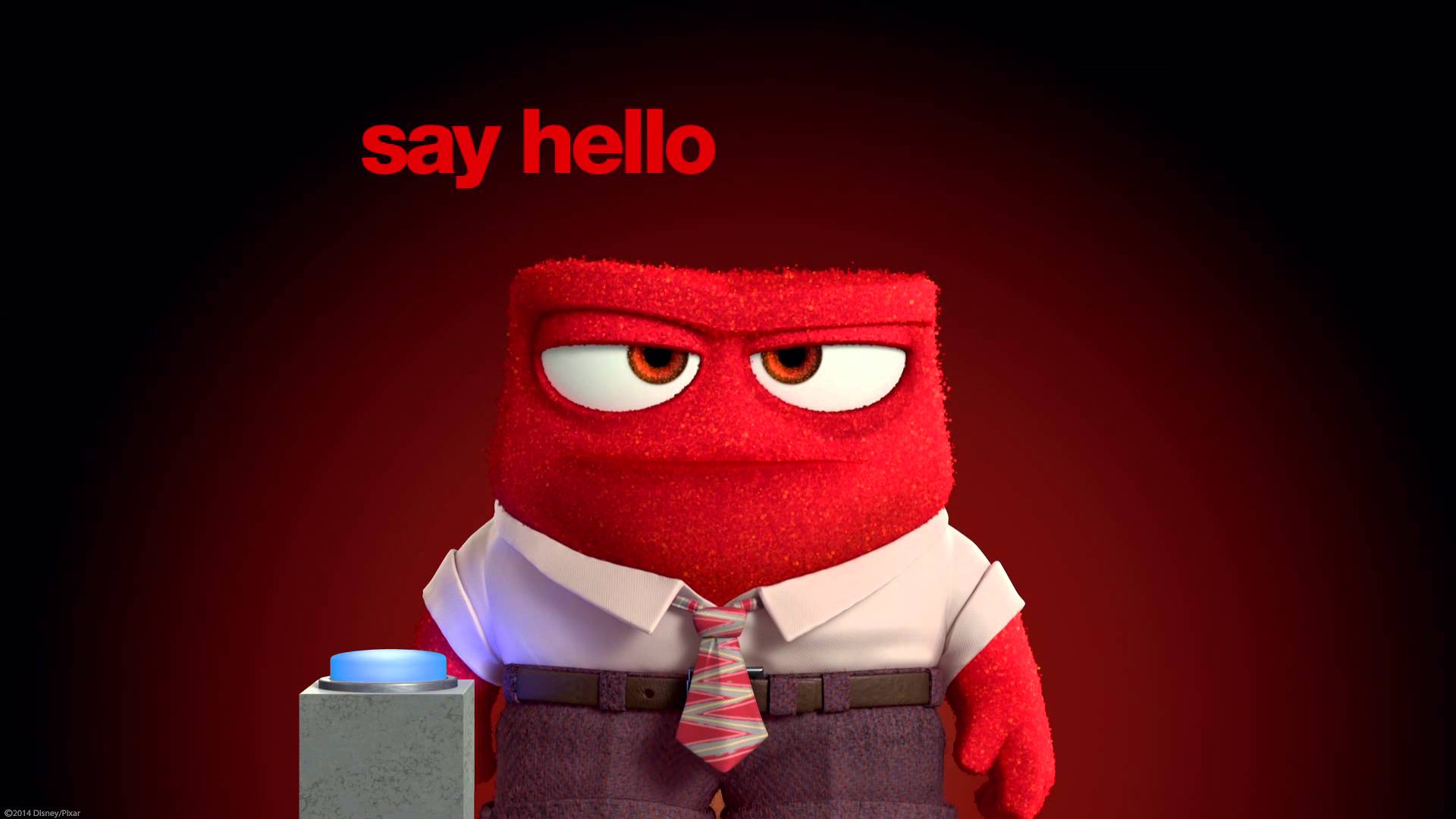 Anger Pixar Inside Out - HD Wallpaper 