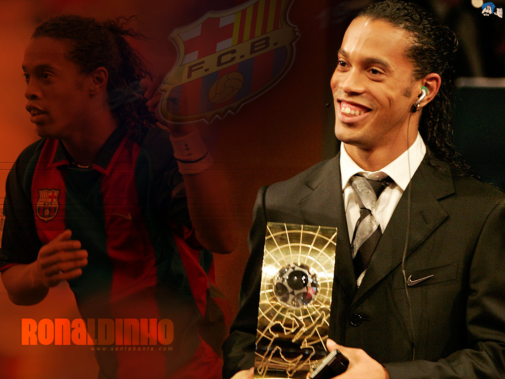 Ronaldinho - Ronaldinho Gaucho Melhor Do Mundo - HD Wallpaper 