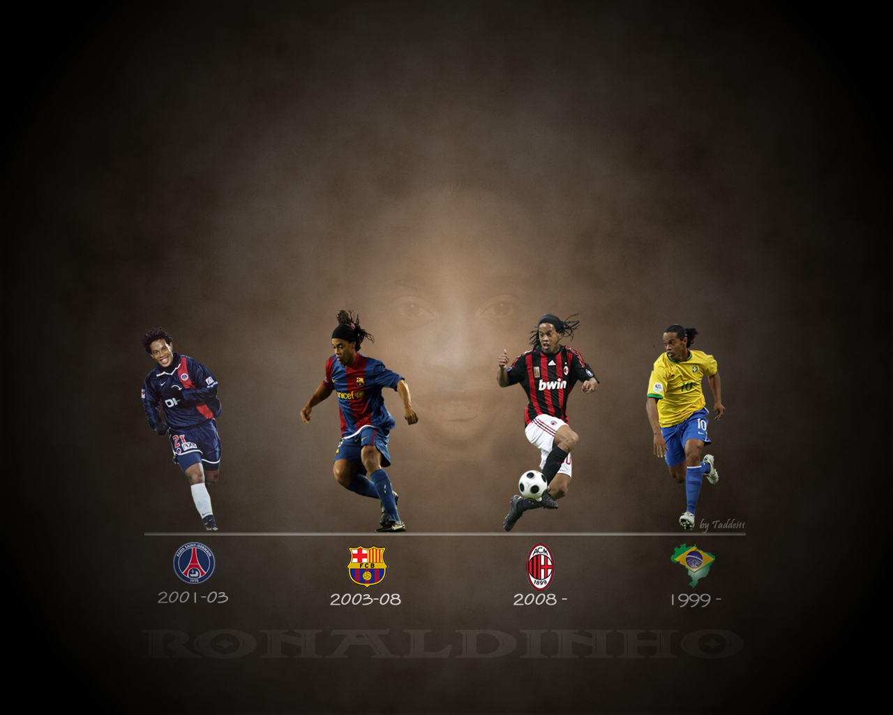 Ronaldinho Wallpapers 4k - Ronaldinho Wallpaper Full Hd - HD Wallpaper 