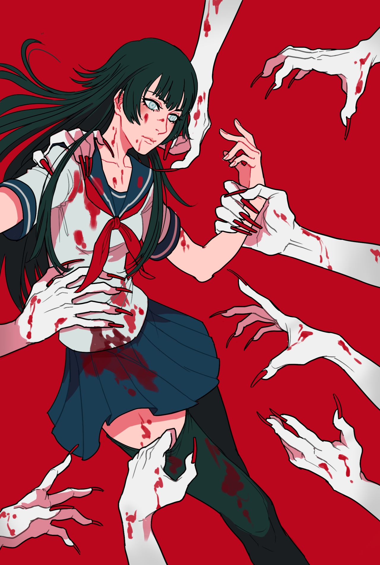 Yandere Simulator Fan Art Demon - HD Wallpaper 