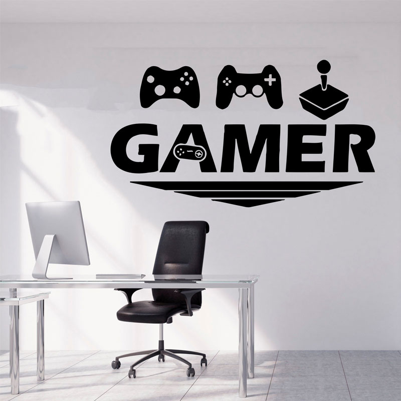 Gamer Wall Decal Gamer Decals Gaming Time Xbox Controller - Gamer Letras - HD Wallpaper 