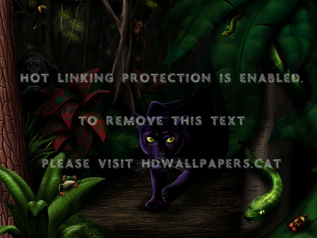 Jungle-wallpaper Jim Abstract 3d And Cg - Amazon Jungle Animals - HD Wallpaper 