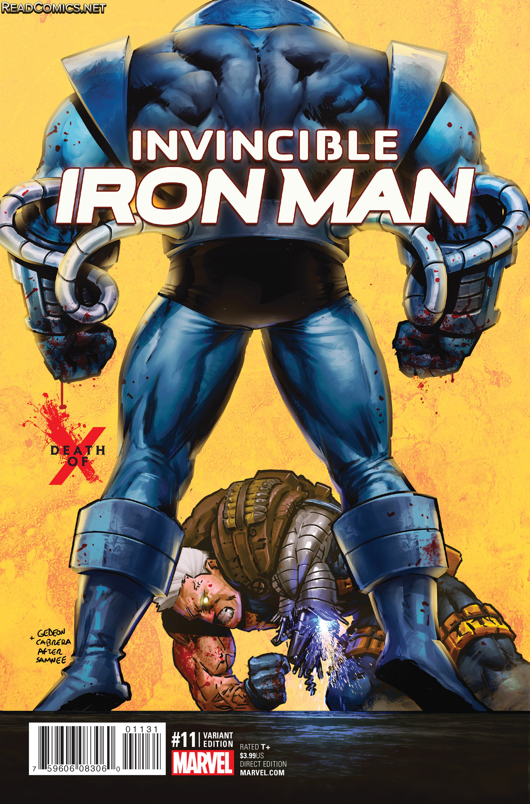 Nice Wallpapers Invincible Iron Man 1800x2731px - Marvel Cable Vs Apocalypse - HD Wallpaper 