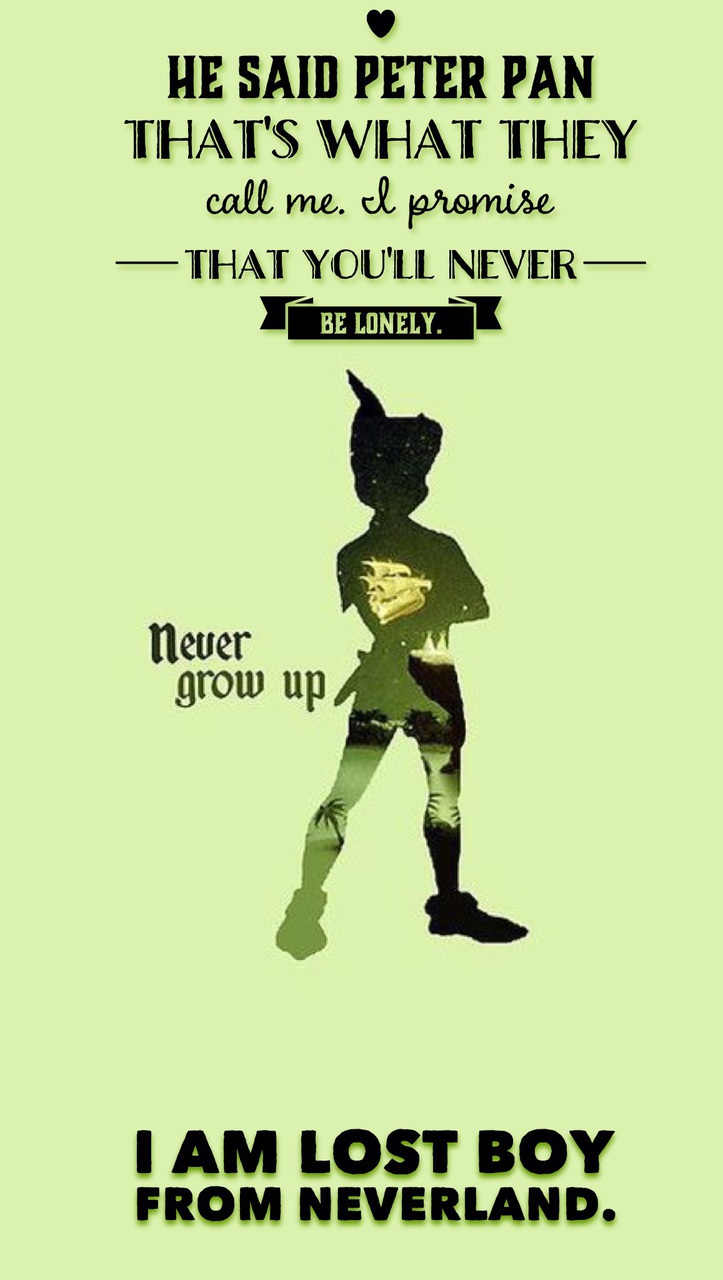 Peter Pan, Wallpaper, And Homescreen Image - Peter Pan Wallpaper For Iphone - HD Wallpaper 