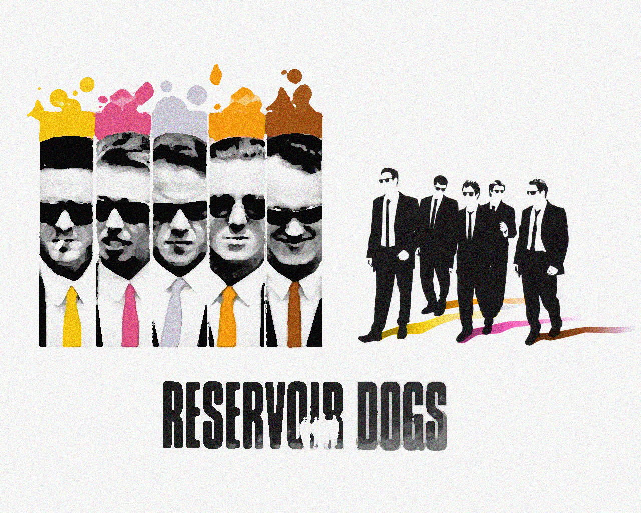 Poster Minimalist Reservoir Dogs - HD Wallpaper 