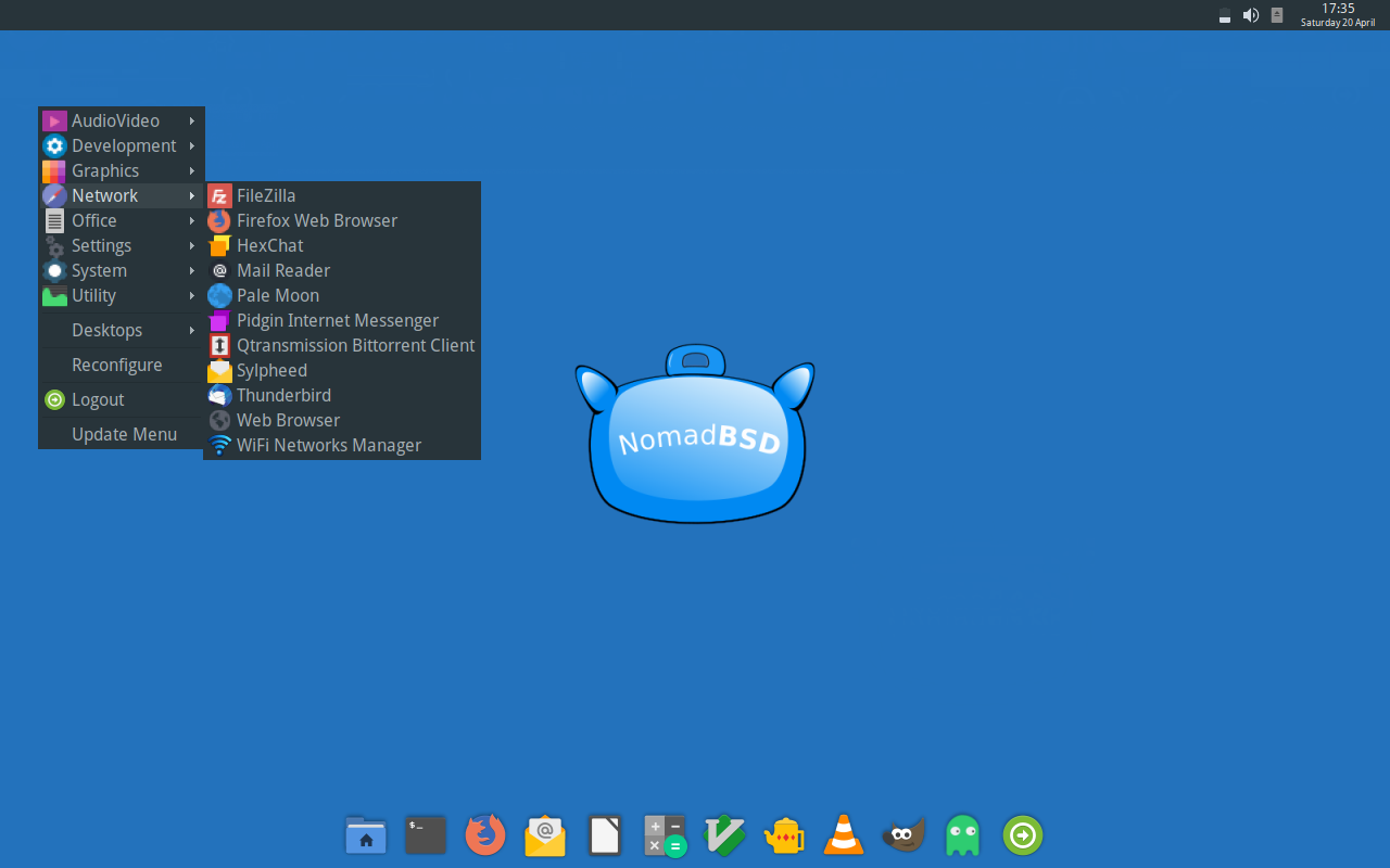 Nomadbsd Linux - HD Wallpaper 