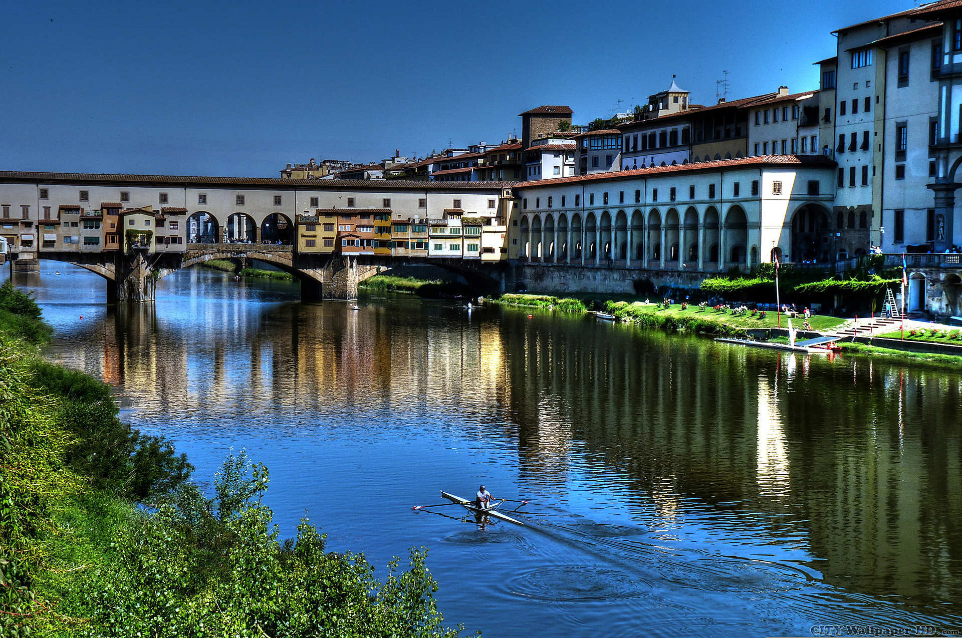 Ponte Vecchio Florence Wallpaper - Ponte Vecchio - HD Wallpaper 