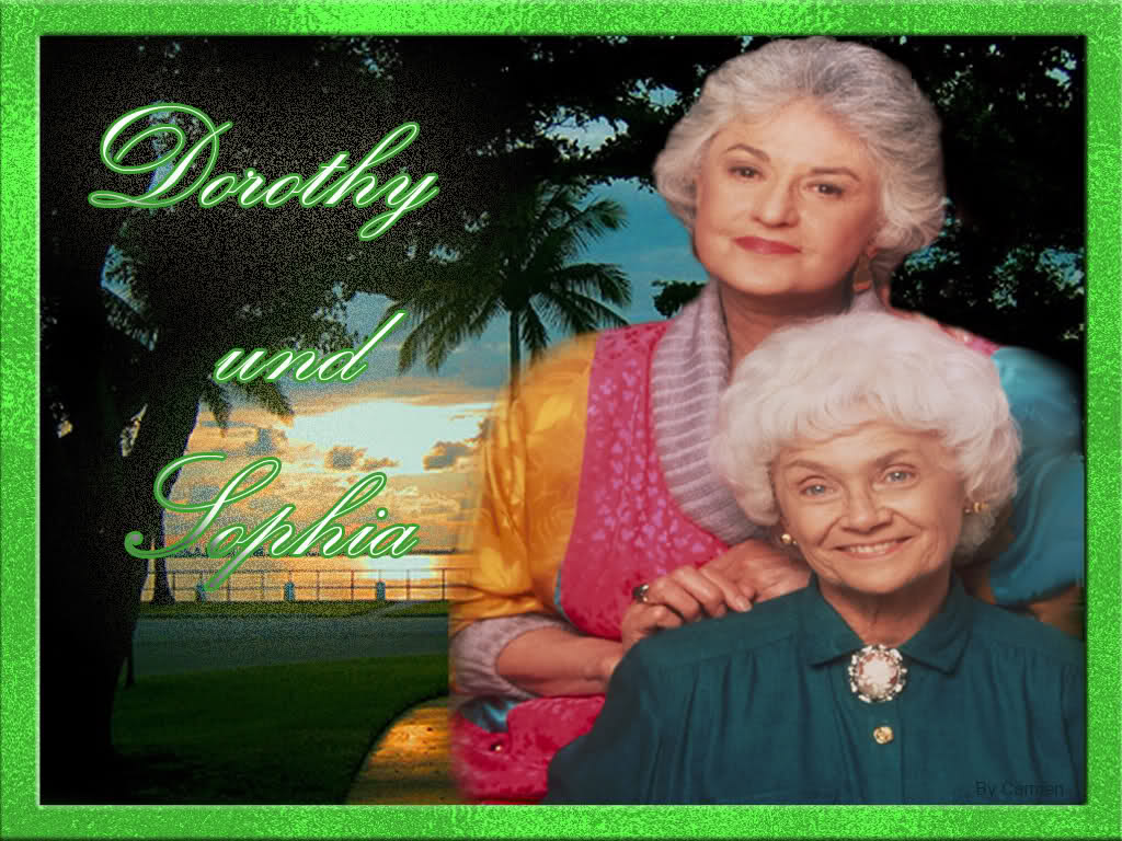 Sophia & Dorothy - Golden Girls Sophia And Dorothy - HD Wallpaper 