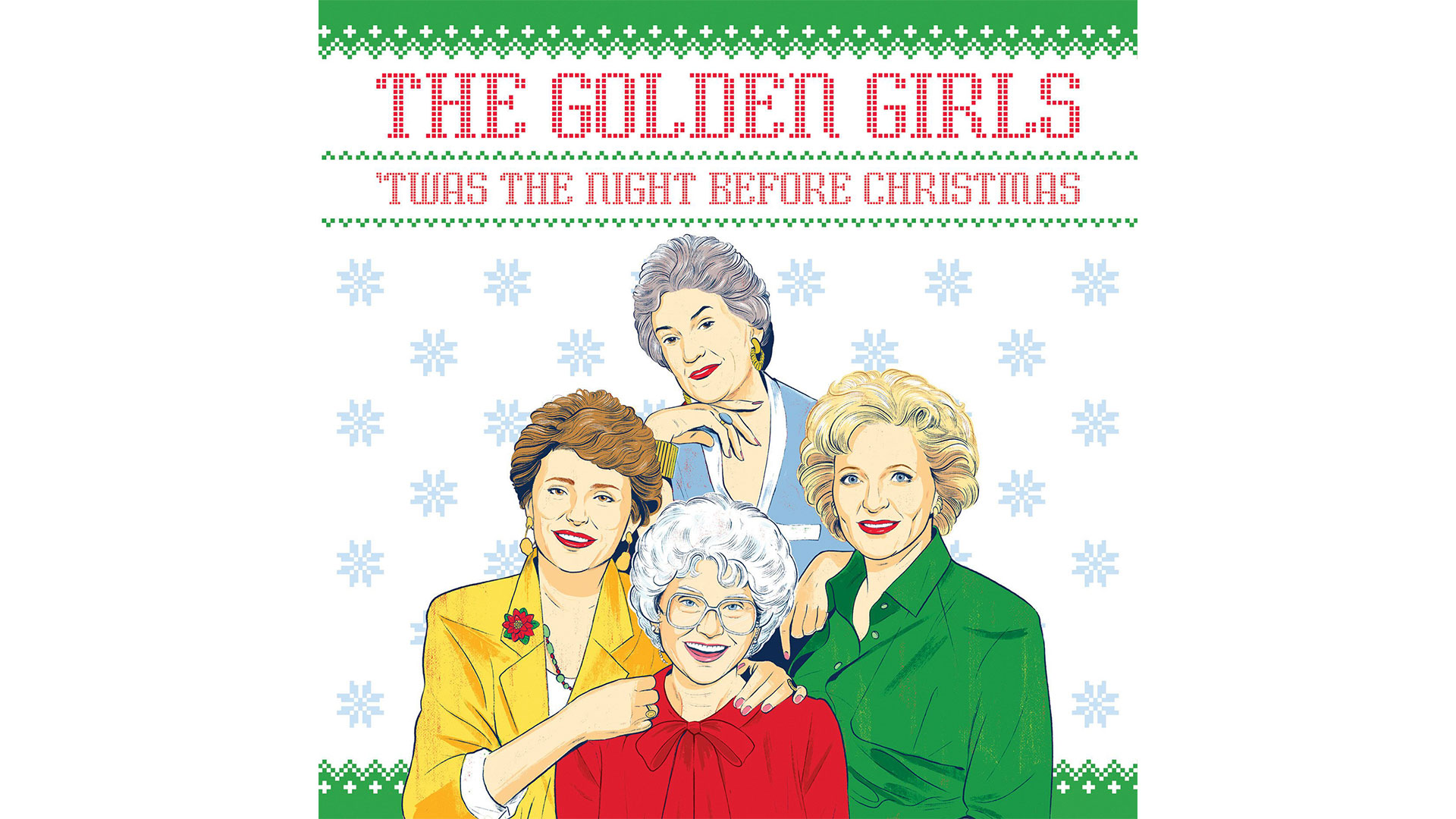 Golden Girls Twas The Night Before Christmas - HD Wallpaper 