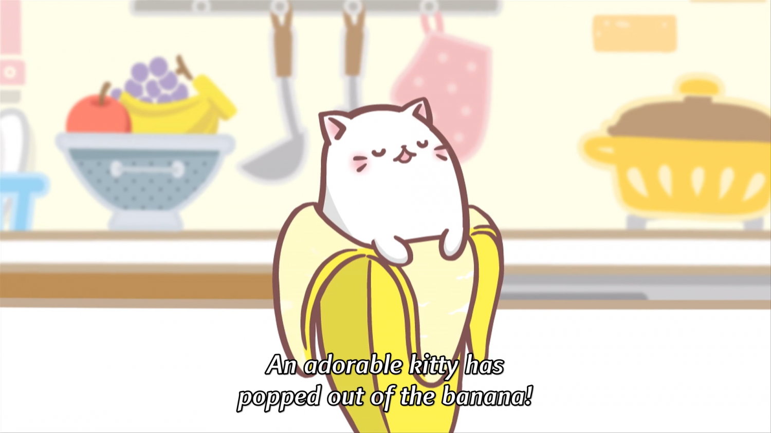 Too Much Forever Alone Time Here’s Some Kawaii Anime - Cute Anime Banana Girl - HD Wallpaper 