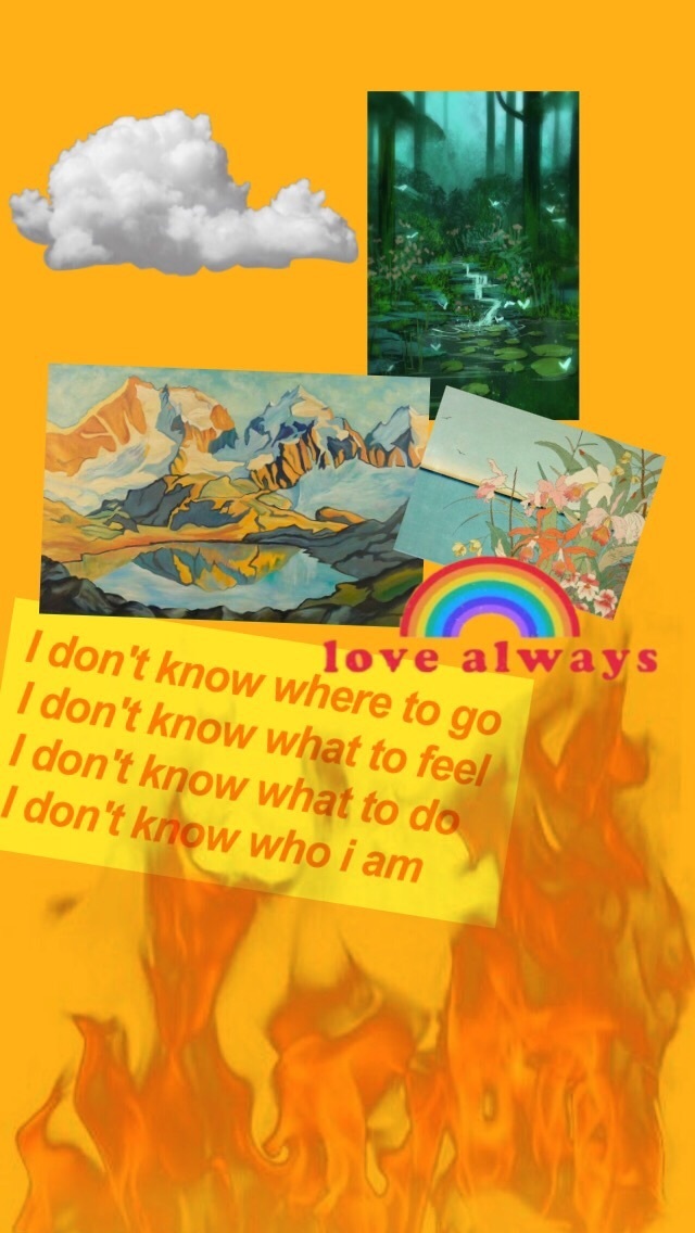 Background, Clouds, And Fire Image - Fleurs Des Iles Lointaines. Mers De Sud - HD Wallpaper 