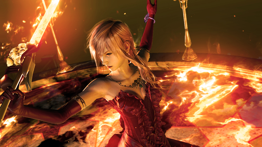 Final Fantasy Lightning Midnight Mauve - HD Wallpaper 