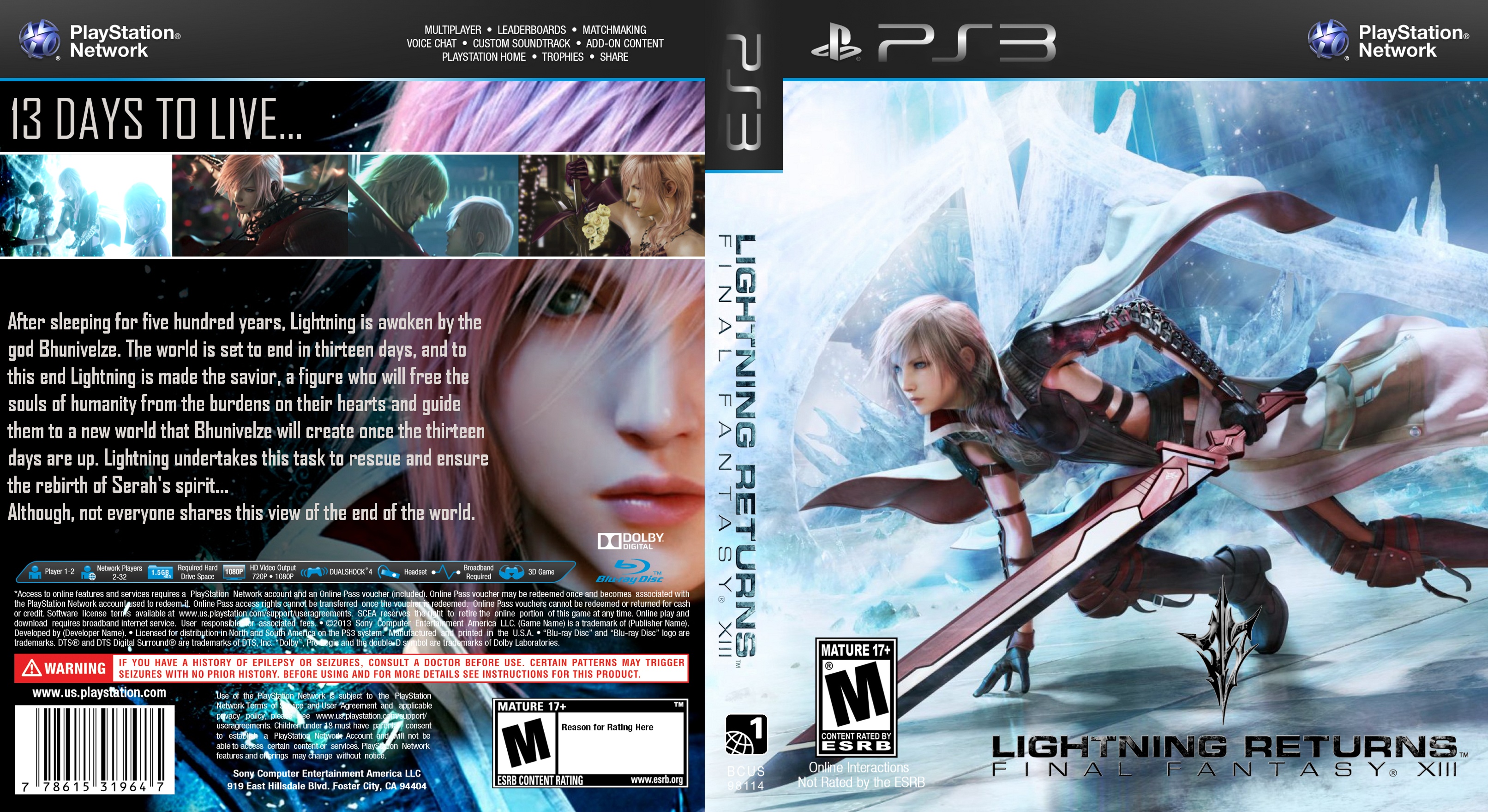 Final Fantasy Xiii Box Cover - HD Wallpaper 
