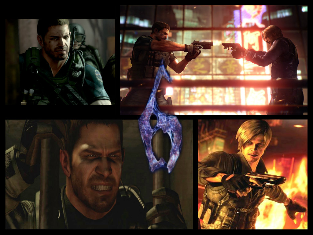 Chris E Leon - Leon X Chris Redfield - HD Wallpaper 