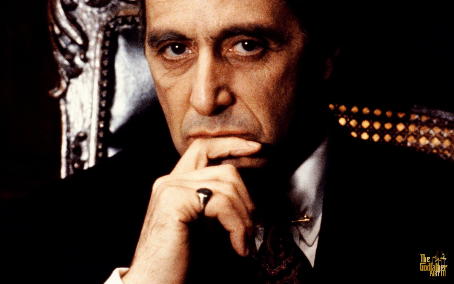 Movies The Godfather Monochrome Al Pacino Wallpaper - Godfather 3 - HD Wallpaper 