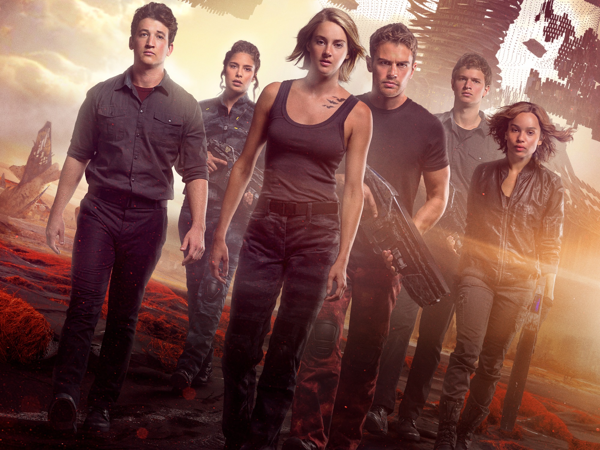 Divergent Cast - HD Wallpaper 