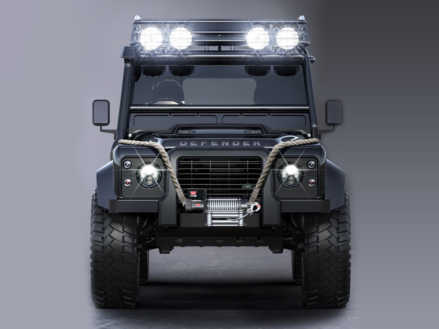 Land Rover Defender 2015 James Bond Spectre Villain - Land Rover Defender Modded - HD Wallpaper 
