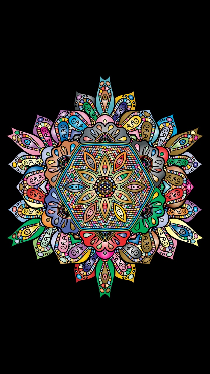 Wallpaper Mandala, Patterns, Colorful, Floral - Mandala Wallpaper Hd - HD Wallpaper 