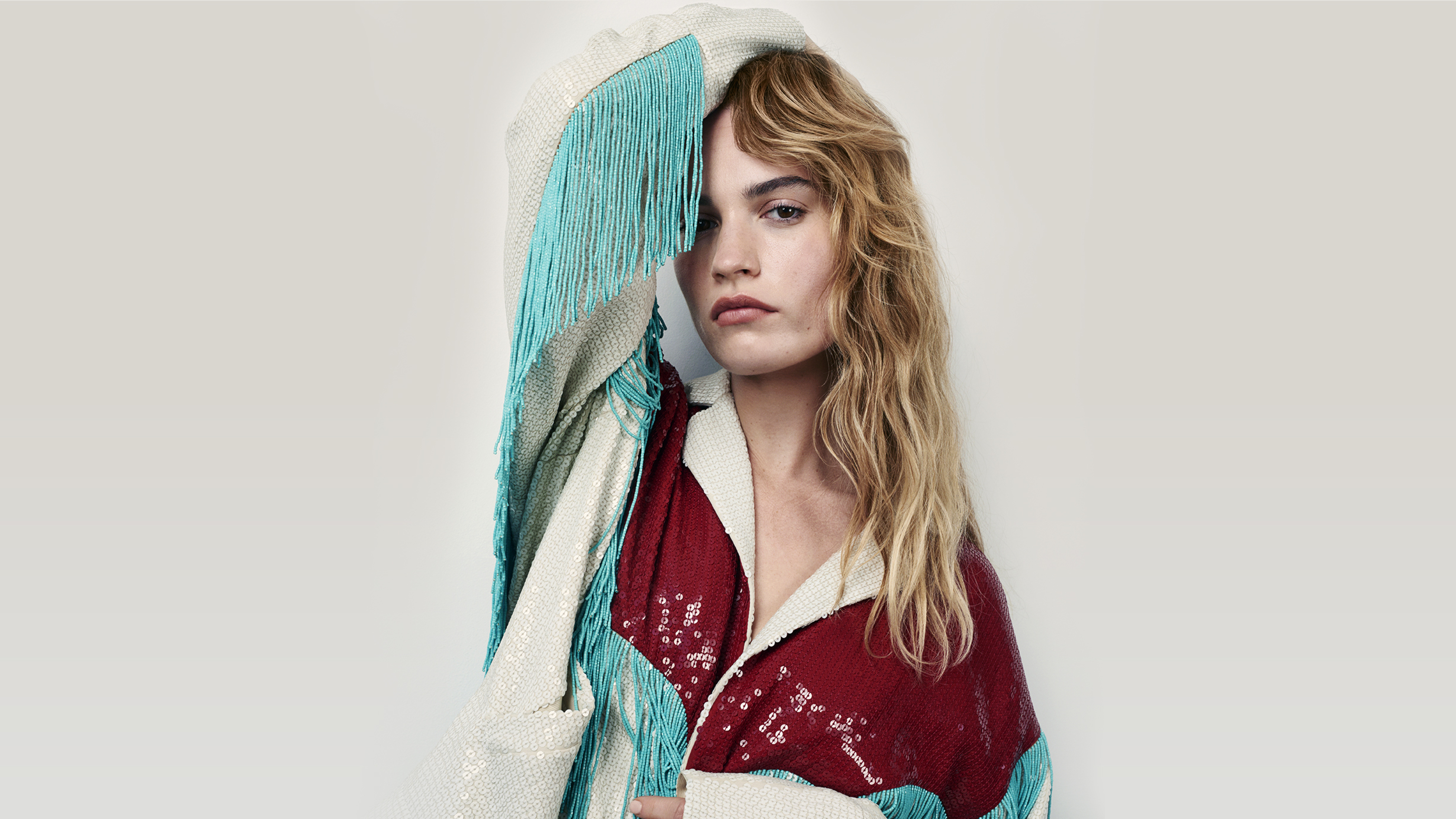 Lily James Vanity Fair 2018 - HD Wallpaper 