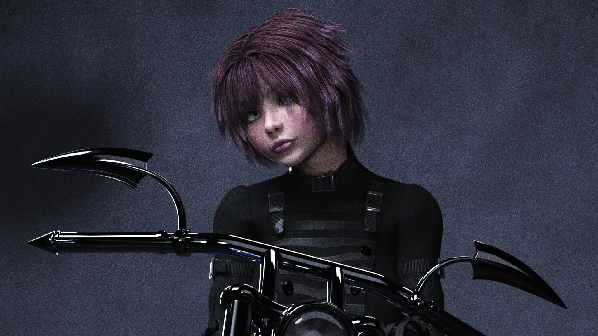 Biker Girls Artstation - HD Wallpaper 