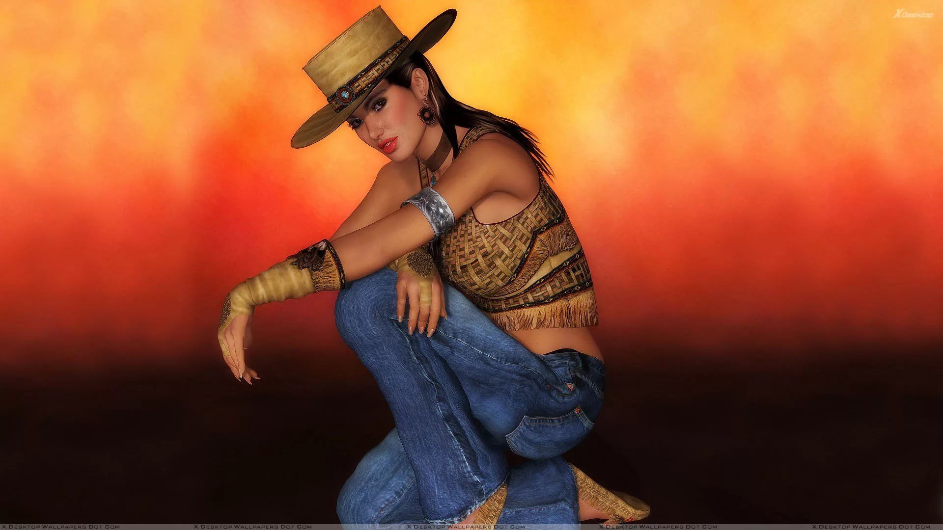 D Girl Full Hd 1080p Wallpaper - Wallpaper - HD Wallpaper 